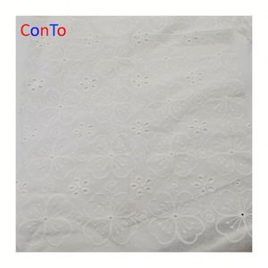 Tela de Algodón <span class=keywords><strong>Edda</strong></span> con Bordado de Encaje de Crochet, Nueva - Product Image 6