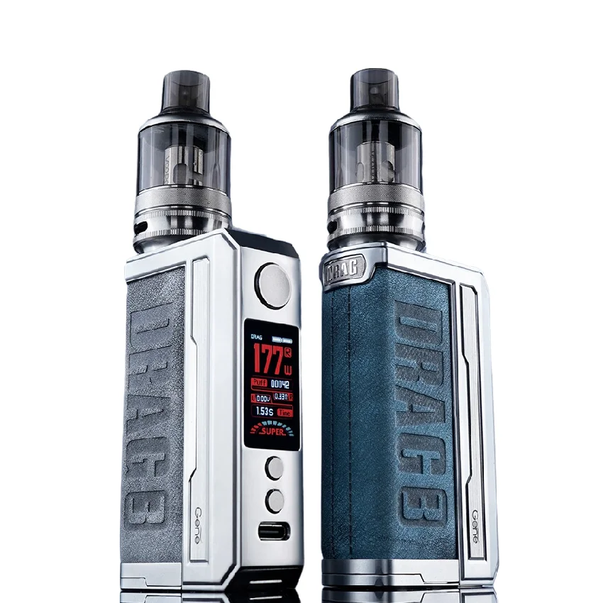 Боксмод VOOPOO Drag 3 177 Вт, 5,5 мл, бак TPP Pod DM1 DM2 Coil GENE.FAN 2,0, испаритель с аккумулятором 18650, электронная сигарета