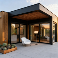 Maison Conteneur Moderne en Acier avec Terrasse - Conception de Villa Étanche