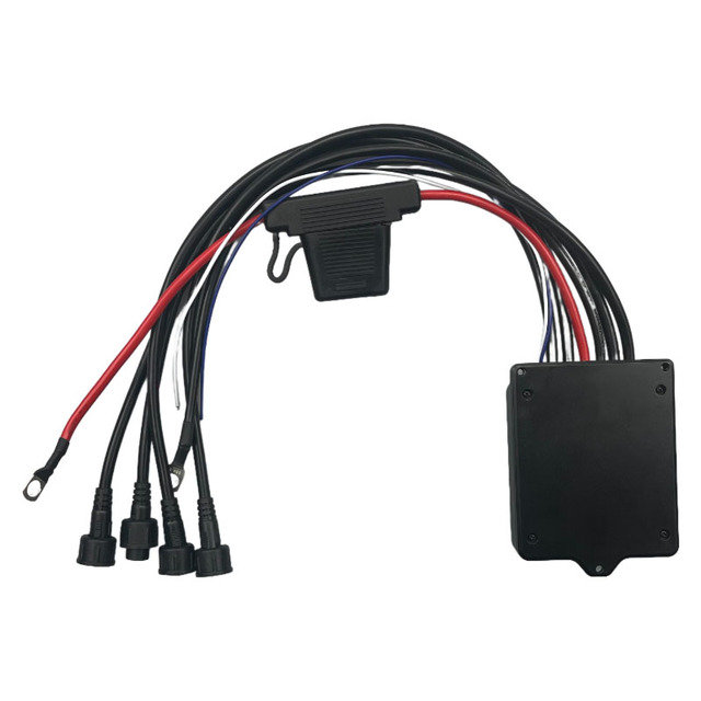 LED Controller Remote APP Controlled Dual Zones RF Control Box for Rock Lights Wheel Lights
