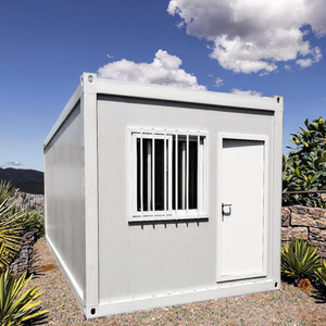 YT Moderna Villa Prefabbricata in Acciaio a 2 Camere da Letto, Soluzione Casa Container Facile da Montare per Vivere all'Aperto, con Bagno Integrato - Product Image 1