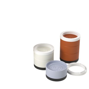 Almohadillas Redondas Qinfeng para Aumentar la Altura de Muebles, Apilables, Resistentes a la Humedad, Base de Plástico Antideslizante para Uso en el Hogar y la Oficina - Product Image 1