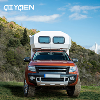 Lit pliant composite pour pick-up, boîte de camping coulissante, échelle pliante à 4 vérins, capacité de 2 personnes, léger pour camion Chevrolet Colorado