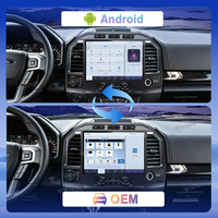 Autoradio Android 13 avec écran tactile de 13 pouces compatible avec Ford F150 F250 F350 F450 Raptor 2015-2020, lecteur multimédia Carplay, navigation GPS