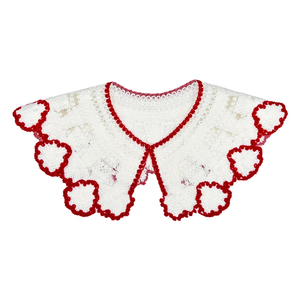 Suéter de punto <span class=keywords><strong>con</strong></span> cuello falso de encaje XQD, diseño de lazo <span class=keywords><strong>con</strong></span> bloques de color, estilo dulce y versátil, <span class=keywords><strong>con</strong></span> lazo de cinta delgada - Product Image 5