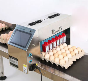 Machine d'impression à jet d'encre automatique pour plateau à œufs de poulet, <span class=keywords><strong>code</strong></span>, logo, date d'expiration - Product Image 2