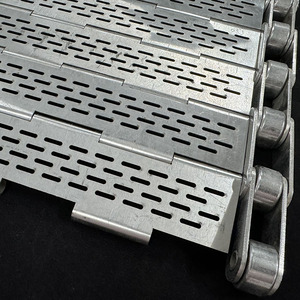 Gıda ekipmanları için SS316L delikli zincir plaka çip bağlantı konveyör bant - Product Image 6