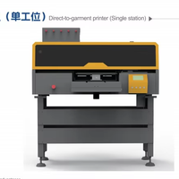 Impresora DTG industrial de una sola estación con cabezales Epson i3200, máquina automática de impresión de camisetas de 35x45 cm para pequeñas empresas