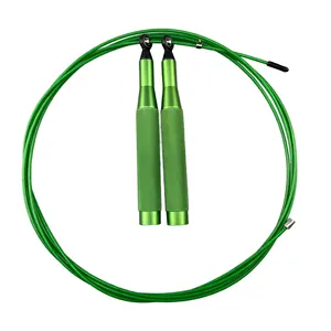 Custom OEM Adjustable Heavy Pvc Weighted Skipping Jump Rope Aluminum Hand Fast Speed Jump Rope For Fitness
