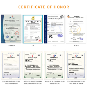 นาฬิกาข้อมือ OEM ระบบจักรกลอัตโนมัติ สแตนเลสสตีล ดีไซน์หรูหรา แสดงข้างขึ้นข้างแรม พร้อมฟังก์ชั่นวันที่ย้อนกลับ  รับผลิตตามแบบ พร้อมสลักโลโก้ - Product Image 6