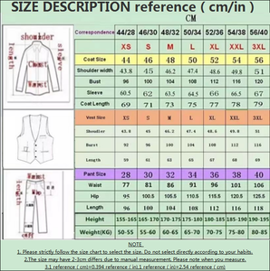 EUR abd boyutu XS-4XL tek sıra çift düğme Suit erkekler kore versiyonu İnce uydurma düğün damat iş günlük giysi 3-piece Set - Product Image 2