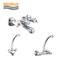 Mélangeur de robinet d'eau de salle de bains, articles sanitaires en Zinc bon marché ZP-72003 robinets de bain et de douche