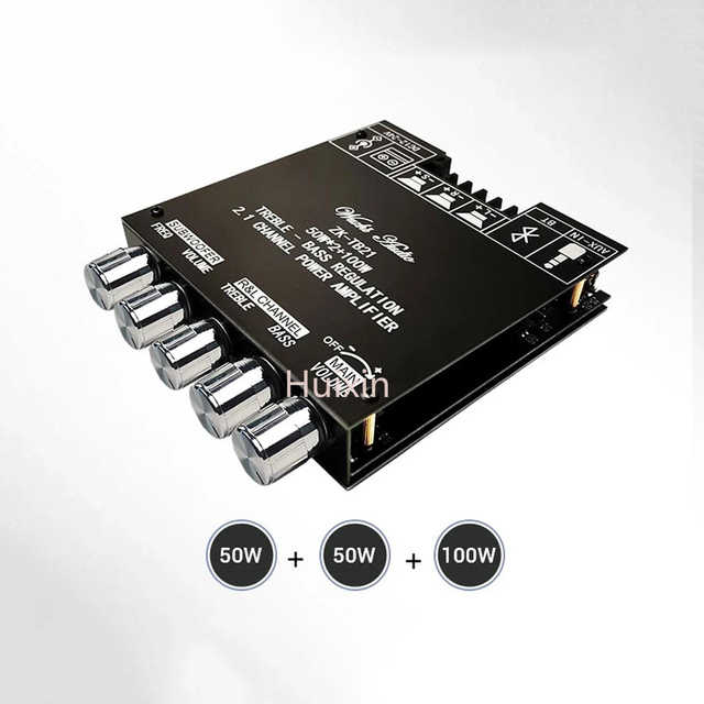 Hot TB21 2.1 Channel BT 5.0 Digital Amplifier Module Audio Amplifier Board Aux+BT TPA3116D2 Upgraded App TPA3116 Without App