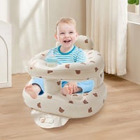 Chaise gonflable en PVC pour enfants, design minimaliste, pour l'alimentation, le bain et l'apprentissage, usage domestique, pour nourrissons et tout-petits