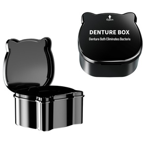 Manufacturer Logo OEM Dental Retainer Case Plastic <b>Denture</b> <b>Box</b> - Product Image 2