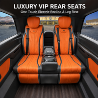 Banc arrière en cuir de qualité supérieure à 3 places avec massage et ventilation pour Multivan T5 Caravelle T6