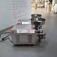 Broyeur de fèves de cacao électrique commercial en acier inoxydable