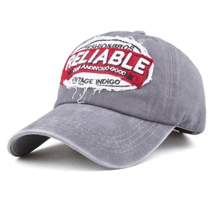 Gorra de Béisbol Unisex Estilo Vintage 'RELIABLE' Bordada en Lona Lavada con Hebilla Ajustable de Cobre Plateado - Product Image 6