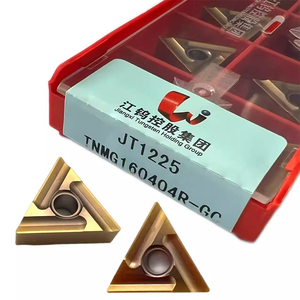 Insertos de Carburo JXTC TNMG160404/0408-GM/MA/GM/BM/PB1/SF/TM JT1225/4125/JT1225/3115, Herramientas de Mecanizado CNC para Tornos, Alto Rendimiento OEM - Product Image 1