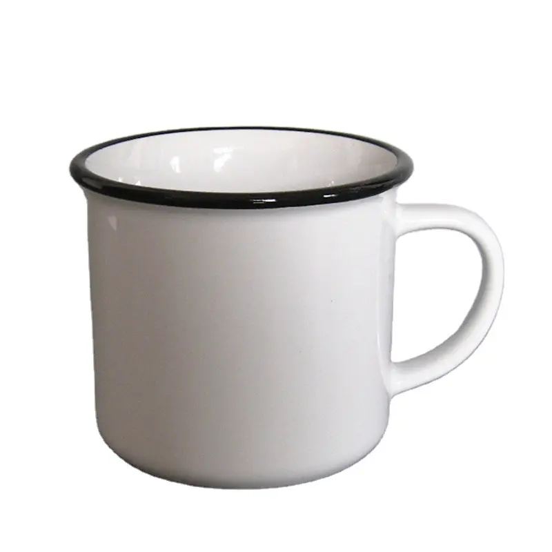 थोक अद्वितीय गर्म बिक्री कारतूस उच्च बनाने की क्रिया उत्पादों कस्टम 300ml सफेद मग 10oz चीनी मिट्टी के कप