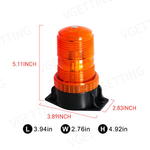 Luz estroboscópica LED ámbar <span class=keywords><strong>para</strong></span> techo, luces intermitentes de advertencia de seguridad <span class=keywords><strong>para</strong></span> vehículos, montacargas, patrulla, camiones de seguridad - Product Image 6