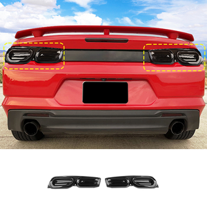 ไฟท้ายสีดำควันฝาครอบตกแต่งไฟท้ายสำหรับ Chevrolet Camaro 2019 + อุปกรณ์ตกแต่งภายนอกรถยนต์ - Product Image 1