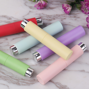 Wholesale Factory 10ml Refillable Perfume Atomizer Portable Rotary Twist Telescopic Empty <strong>Plastic</strong> <strong>Bottle</strong> Custom Logo for Travel - Product Image 3