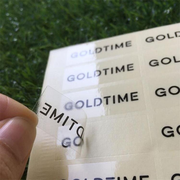 Deson High Quality Self-adhesive Custom Logo Transparent Waterproof Vinyl Eco-Friendly UV Resistant Sticker Roll