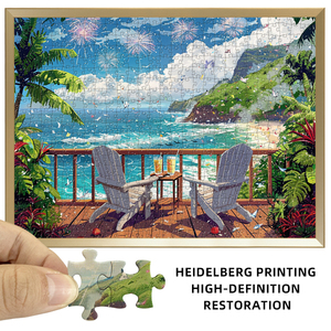 Rompecabezas <span class=keywords><strong>de</strong></span> Paisajes Personalizados Senfutong <span class=keywords><strong>de</strong></span> 500 <span class=keywords><strong>Piezas</strong></span> con Impresión a Todo Color <span class=keywords><strong>de</strong></span> Corte Suave Premium y Caja <span class=keywords><strong>de</strong></span> Regalo - Product Image 2