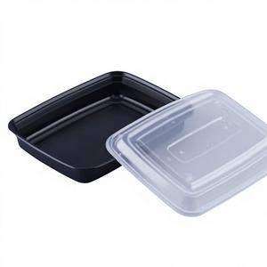 Contenitore Rettangolare Minimalista Serie Lfs da 32 Oz in PP con 2 Scomparti, Stampato a Iniezione, Adatto al Microonde, per Frigorifero e Viaggi - Product Image 1