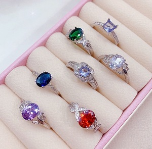 MW Trendiger Silber Glänzender Kubischer Zirkonia Serviettenring Kristall Strass Ringe für Frauen Mädchen Hochzeitsgeschenk Hohe Qualität Großhandel - Product Image 5