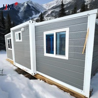 Maison préfabriquée extensible en conteneur, 2-3 chambres, acier, pliable, mobile, mini-maison, bureau, bâtiment, 20 pieds, en vente