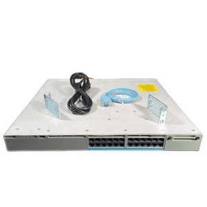 สวิตช์เครือข่ายระดับองค์กร Catalyst C9300-24UX-A 24 พอร์ต PoE+ แบบจัดการได้ รองรับการเชื่อมต่อแบบ Stackable พร้อมพอร์ต Uplink 4 x 10G SNMP - Product Image 1
