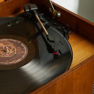 Venta caliente fonógrafo de altavoz estéreo de vinilo con cinta de casete tocadiscos de vinilo Tocadiscos - Product Image 4