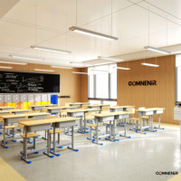 Ensemble de chaise et de bureau d'école primaire réglables en hauteur, bureaux et chaises de classe réglables en hauteur pour la maternelle