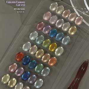 ROUNI 40 Colores Nuevo Kit de Esmalte de Uñas en <span class=keywords><strong>Gel</strong></span> Ojo de Gato Cerámico Moonlight al por Mayor, Fabricante de Sets de Esmalte de Uñas en <span class=keywords><strong>Gel</strong></span> Ojo de Gato - Product Image 5