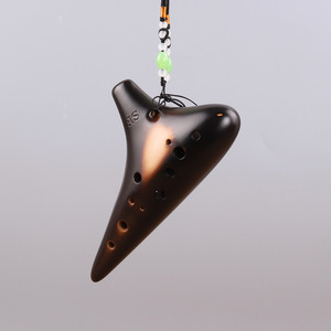 Ocarina soprano 12 trous F (SF) non émaillée, instrument professionnel pour la performance et l'enseignement, destiné aux écoles de musique et aux magasins. - Product Image 6