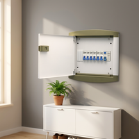 Boîtier de distribution métallique LYD1-6, panneau électrique triphasé, coffret de distribution, assemblage complet avec disjoncteurs