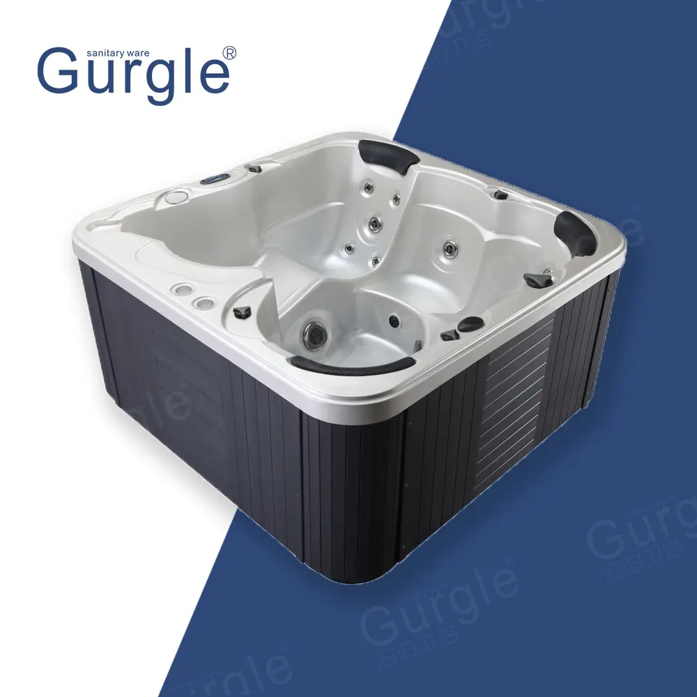 Comfort Hot Tub with Lounge for Small Space | Compact Designer Hot Tub with Open Seating