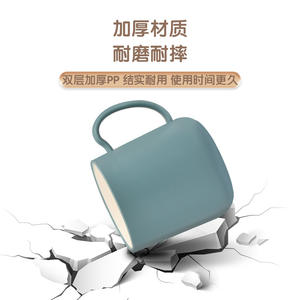 Taza de enjuague bucal, color sólido, taza de cepillo de dientes de lujo simple y ligera, taza de lavado doméstico - Product Image 3