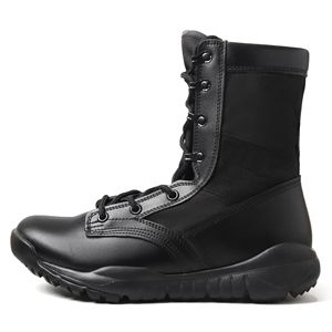 Botas Tácticas de Campo DF024 al por Mayor, Color Negro y Marrón, de Gamuza, con Cremallera Interior, para Senderismo al Aire Libre - Product Image 4