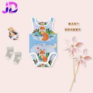 Impression numérique personnalisée 100% tissu <span class=keywords><strong>de</strong></span> <span class=keywords><strong>gaze</strong></span> mousseline double couche en <span class=keywords><strong>coton</strong></span> sans quantité minimale <span class=keywords><strong>de</strong></span> commande motif <span class=keywords><strong>de</strong></span> cœur en tricot extensible pour bébés filles - Product Image 5