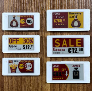 ป้ายราคาอิเล็กทรอนิกส์ Bwry ขนาด 2.13 นิ้ว 2.66 นิ้ว 2.9 นิ้ว แบบ E-Ink สำหรับร้านค้าปลีก ซูเปอร์มาร์เก็ต คลังสินค้า ใช้งานง่าย ระบบ EAS - Product Image 1