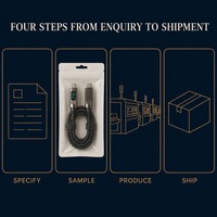 Câble USB-C vers USB-C en nylon tressé 240W avec logo personnalisé, charge rapide PD 3.1 avec affichage de la puissance pour utilisation avec appareil photo