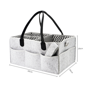 Multi-funzionale <span class=keywords><strong>feltro</strong></span> del bambino Caddy Appena Nato Fasciatoio pannolini borsa - Product Image 3