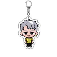 Anime Attack Titan Q Version, pendentif porte-clés en alliage d'acier inoxydable, imprimé en relief, dessin animé, bijoux cosplay, cadeau pour fan