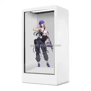 11,6-86 pulgadas interior 3D holograma vídeo interactivo holográfico pantalla táctil caja LCD transparente holobox vitrina