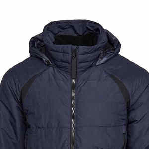 Men's Stylish Stand Collar Jacket Thick Cotton-Padded Same Style Puffer <b>Coat</b> - Product Image 3