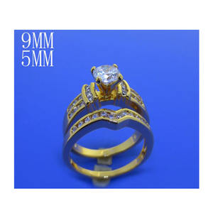 BMZ-anillo de boda doble para hombre y mujer, de oro de 18K, de compromiso, bañado en Oro real, serpiente, <span class=keywords><strong>2020</strong></span> - Product Image 2