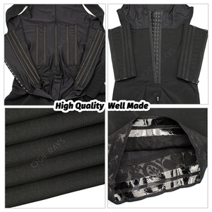 Faja colombiana moldeadora de cintura y abdomen para <span class=keywords><strong>mujer</strong></span>, tipo body, con control de abdomen, posparto, efecto push-up y faja colombiana BBL, marca privada. - Product Image 5